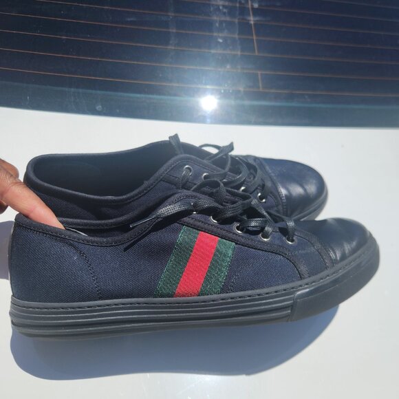COPY - Gucci Web Sneakers Canvas sz 9 - Picture 7 of 8
